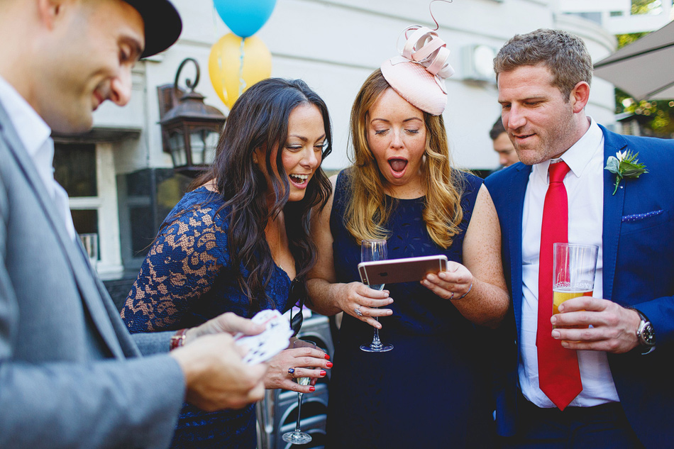 London wedding photographer Magician