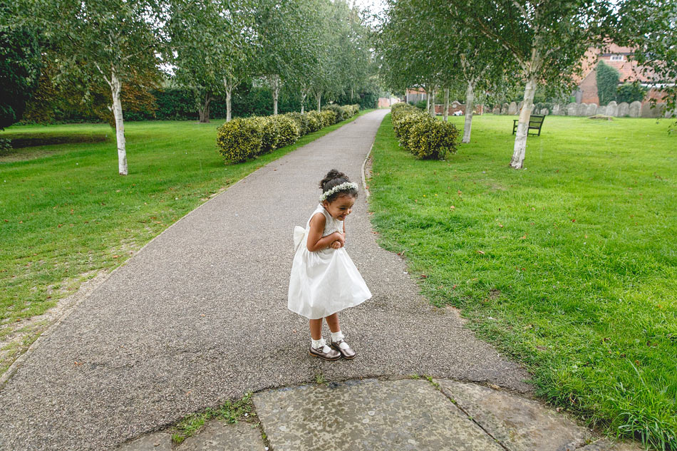 bridesmaid in the rain