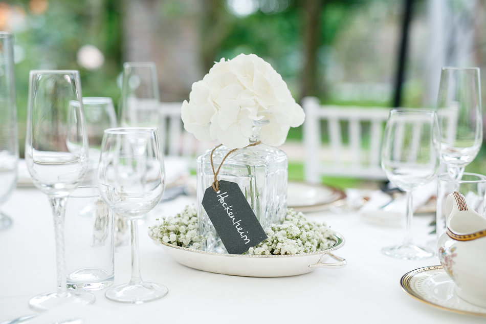 Essex wedding table decoration