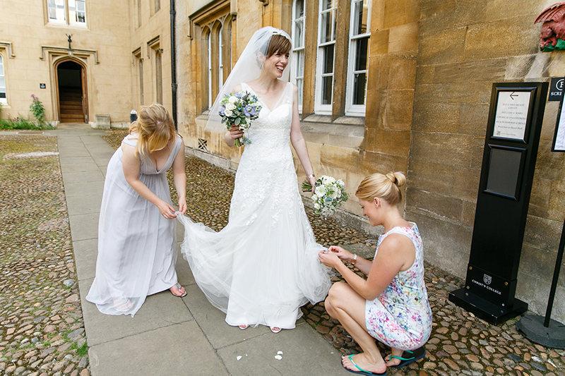 Christ's College Cambridge Wedding Photography