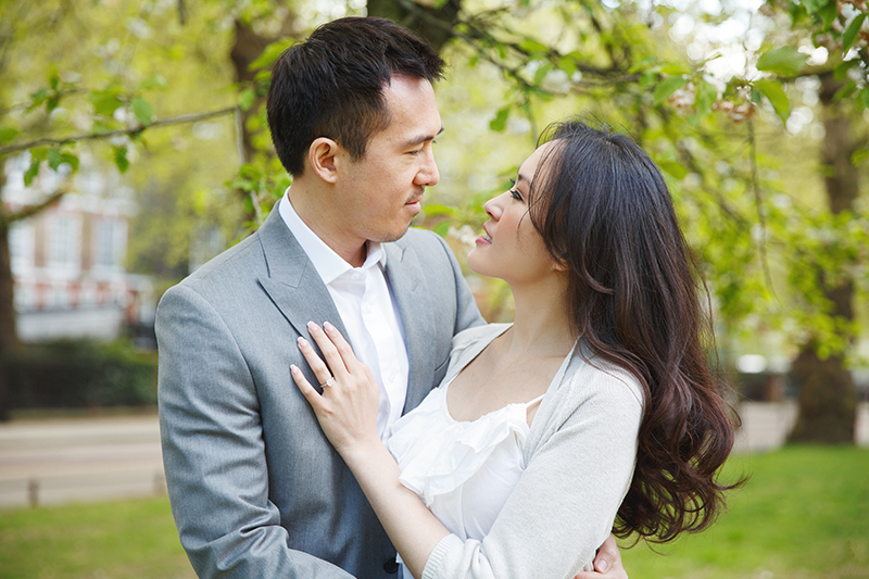 london engagement photography