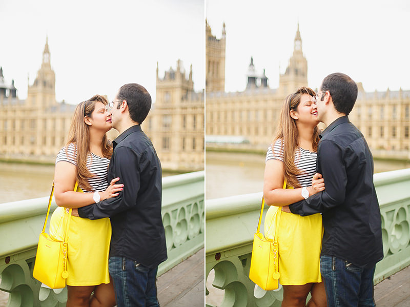 London engagement shoot