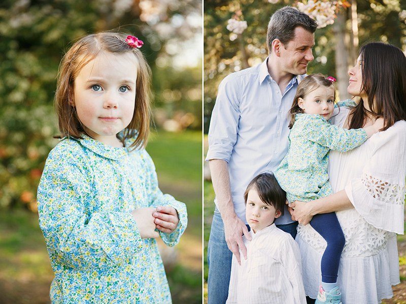 Family portraits in Spring at Alexandra Palace